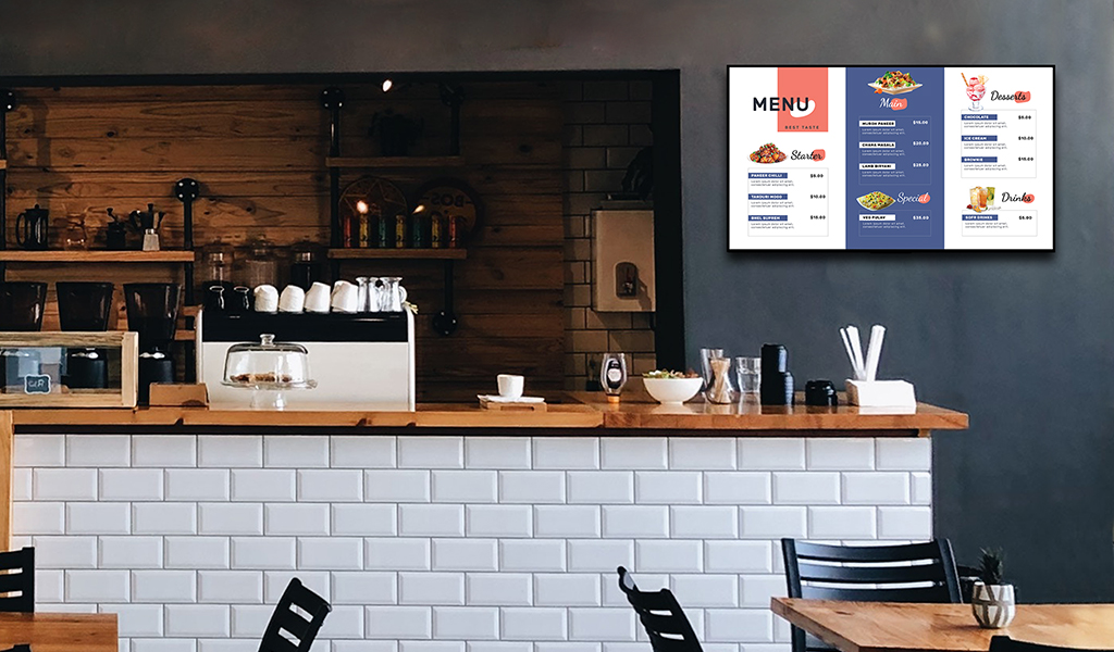 benefits of having digital menu boards in your restaurant