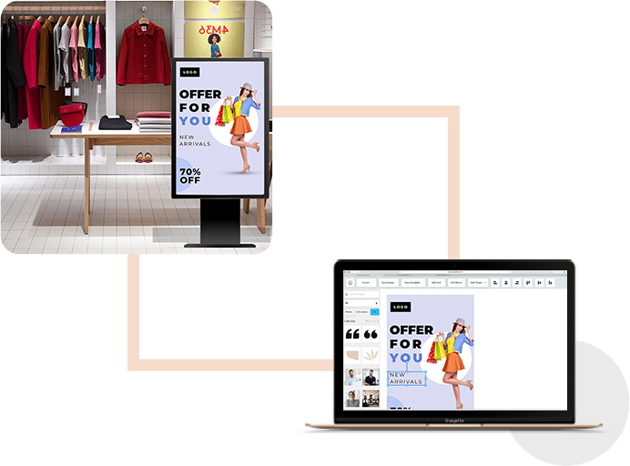 retail store digital signage