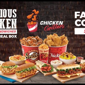 chicken combo display template