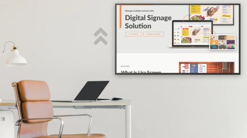 digital signage webscroll app
