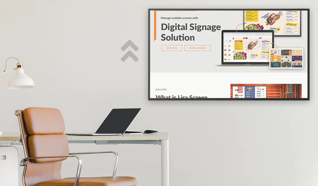 digital signage webscroll app