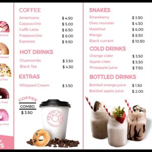 donuts disount promotion template