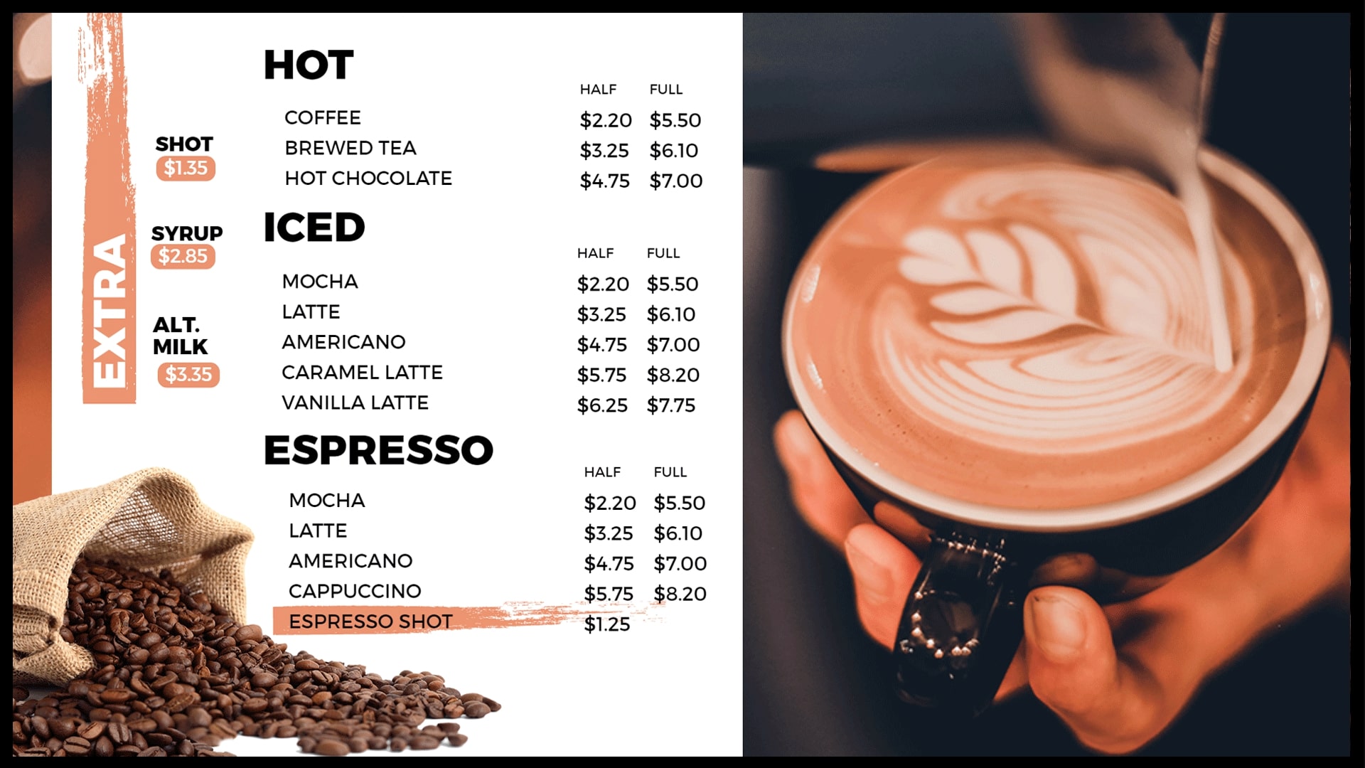 free coffee templates