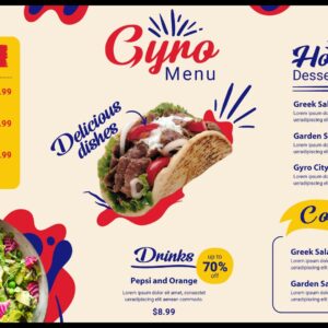 gyro cafe tv menu