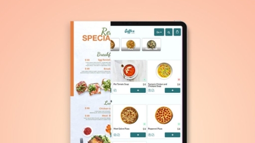 how to create tablet digital menu for restaurant