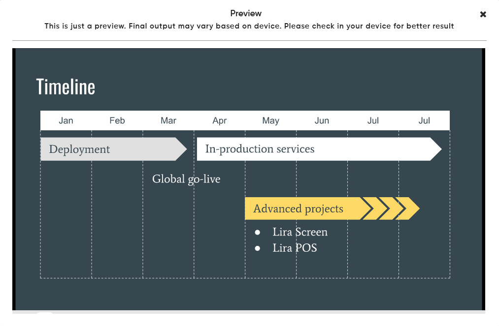 preview your slide