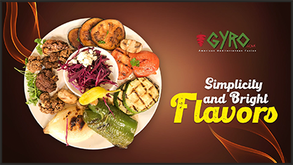 gyro love food offer promotion on digital display