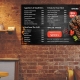 restaurant using bbq menu boards